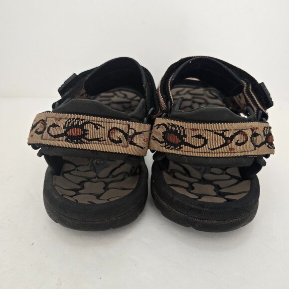 Teva | River Bed brown scorpion print outdoor hiking gorpcore sandals | MENS 10 - Picture 6 of 10